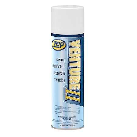 Zep Cleaning Product, 18 oz, Aerosol Can, Lemon-like, Clear, 12 PK 000601