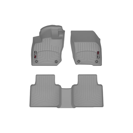 Weathertech Grey Front and Rear Floorliners, 2025 Volkswagen Tiguan 461906-1-2