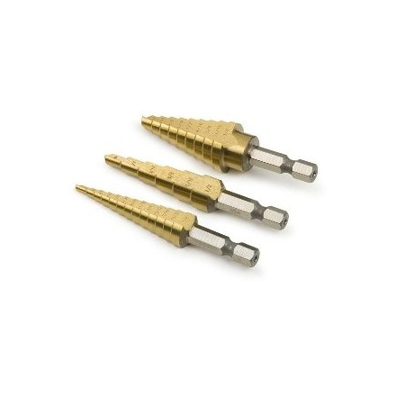 Titan STEP DRILL SET 3 PC TL16503