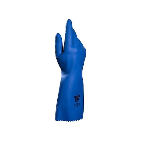 Mapa UltraNeo NEOPRENE CHEMICAL KNIT LINED GLOVE, Polychloroprene, 14 1/4 in L, Blue, 1 PR 382