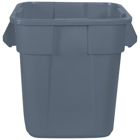 Brute Rubbermaid Square Trash Can - 28 Gallon, Gray RUB128CGR