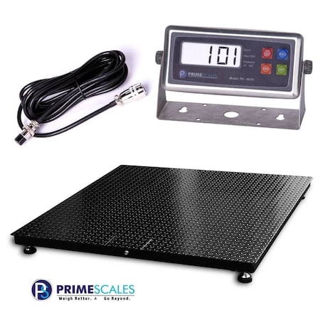 Prime Systems Pallet Scale 40x40 Floor Scale 40x 40 Heavy Duty 10,000 lb PS-10K-FS-4040HD