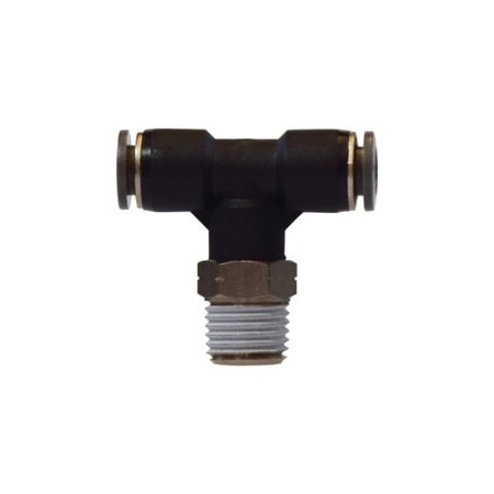 Midland Industries TEE BR MALE SWVL 1/4IN PUSH-IN 1/4IN 20121C