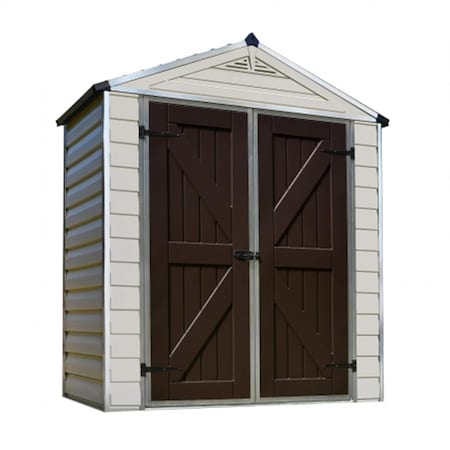 Palram Canopia  SkyLight Storage Shed - 6 x 3 ft. - Tan HG9603T