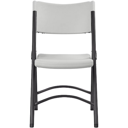 Lorell Blow Molded Folding Chairs, Steel Frm, PK4 LLR62515
