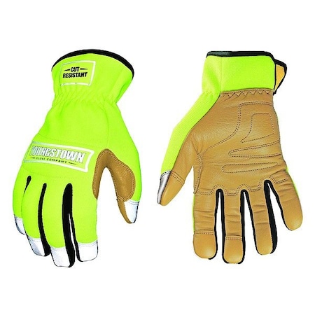 Youngstown Glove Co Glove, Cut resistant lime, Hybrid, M, PR 12-3190-10-M