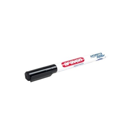 Araven Food Service Marker Individual Black 00393