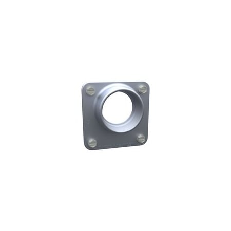 Milbank Conduit Hubs, 1-1/2'' FPT, Unpainted Aluminum, Screw Mount, Small Opening, Meter Socket Hub A7516