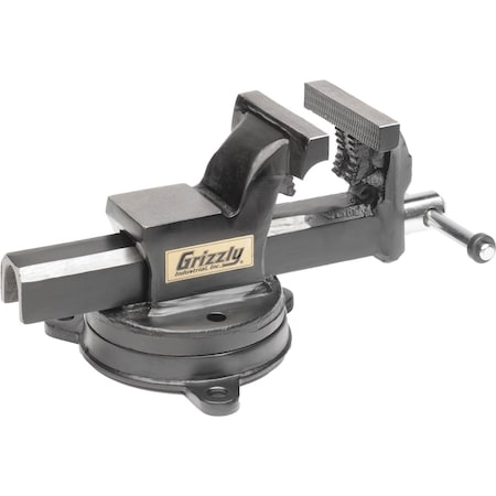 Grizzly 4" Drop-Forged Swivel Base Bench Vise T33992
