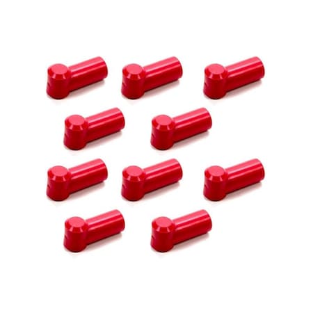 Powerhouse Terminal Covers for Battery Disconnect, Red, 10PK PO3603294