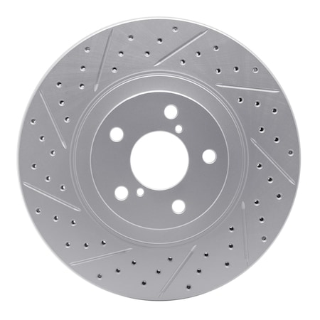 Dynamic Friction Co DFC Geoperformance Rotor - Drilled and Slotted 830-13034R