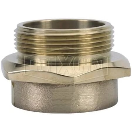 Dixon The Right Connection 23-272 Single Open Snoot Outlet, 2-1/2 in, FNPT x MNYC, Cast Brass, Domestic MOC250NYC-P
