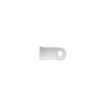 Abb N4NY-004-9-C CABLE CLAMP WHT PLAIN EDGE .25 DIA, 100PK N4NY004-9-C