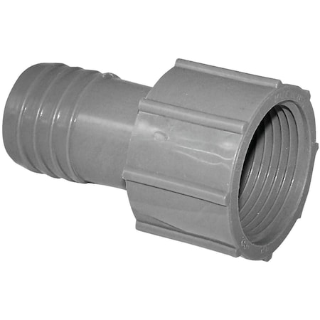 Boshart 1'' FPT x 1'' Insert Polypropylene Hose Adapter UPVCFA-10