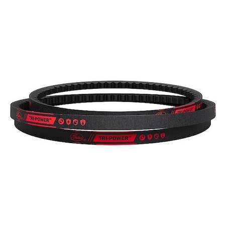 Gates AX19 V-Belt, 21 in Outside Length, 1/2 in Top Width, 0.313 in Thickness AX19