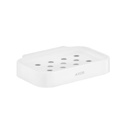 Axor Universal Circular Soap dish in Matte White 42805700