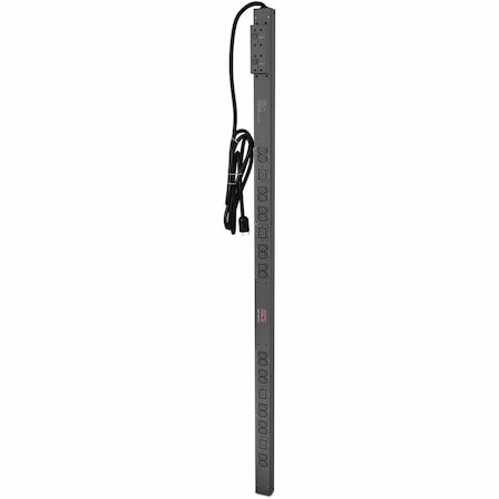 Apc Power Strip, Surge, (20) IEC 60320 C13, (4) IEC 60320 C19, L6-30P, 10 ft., Black AP7541