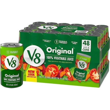 V8 Original Vegetable Juice, Red, 48PK CAM0882