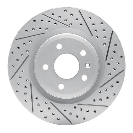 Dynamic Friction Co DFC Geoperformance Rotor - Drilled and Slotted 830-54094R