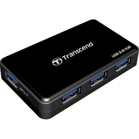 Transcend Information 4 Port USB3.0 Hub with iPad fast charge TS-HUB3K