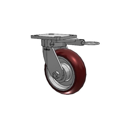 Albion kingpinless-6x2-swivel-lock-Caster-1250lb 110AX06228SL