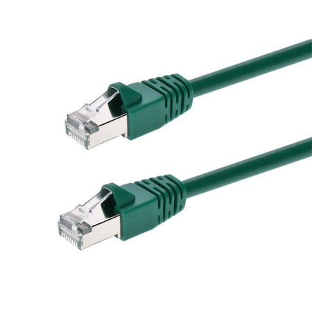 Monoprice Cat6A Ethernet Patch Cable - Snagless RJ45_ 550Mhz_ STP_ Pure Bare Cop 24372