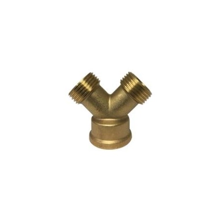 Midland Industries CONNECTOR WYE 3/4 FGH 3/4 MGH 3/4MGH BRS 30140