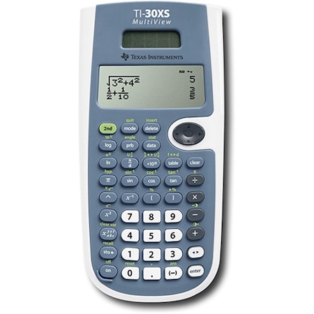 Texas Instruments TEXAS INSTRUMENT Texas Ti-30Xsmv 4-Line - Dual Pwr Scientific Calc TE625955