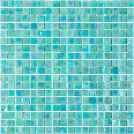 Apollo Tile Skosh 11.6inx11.6in Glossy Lincoln Green Glass Mosaic Wall and Floor Tile 18.69 sqft/case, 20PK APLNB88GN428A