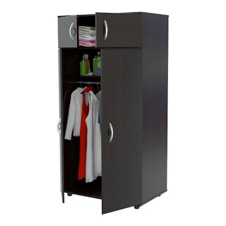 Inval Espresso Four Door Armoire AM-2823