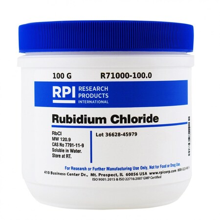 Rpi Rubidium Chloride, 100 G R71000-100.0
