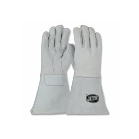 Pip Grain Leather Welding Glove, Straight Thumb, Small, White 112-9061/S