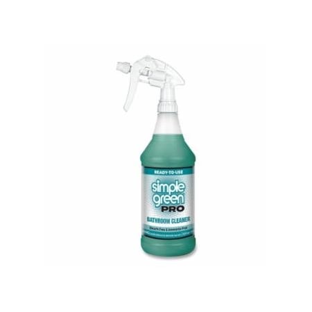 Simple Green Pro Bathroom Cleaner, 32 oz, Spray Bottle, 12PK 676-1710101251032