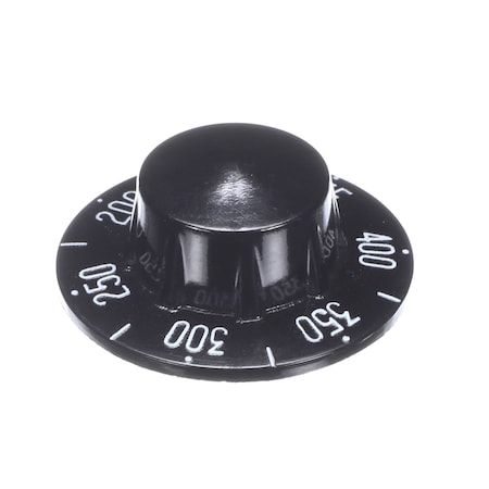 Hestan Commercial Knob, Thermostat/Fryer, 200-400 Settings, Black 003847