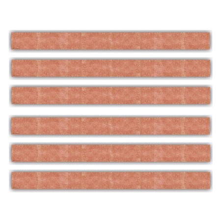 Teacher Created Resources Moving Mountains Terra Cotta Straight Border Trim, 35 Feet Per Pack, 6PK TCR9132