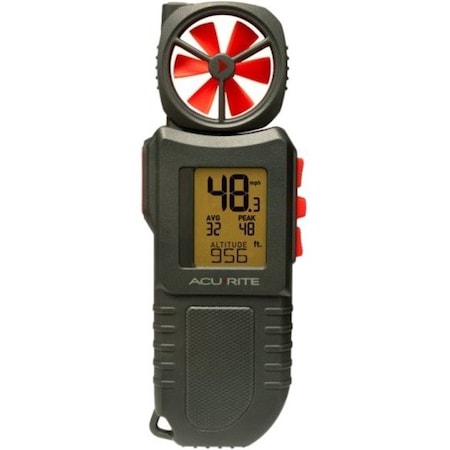 Acurite Anemometer, 0 to 199 Velocity (FPM), LCD 00256M