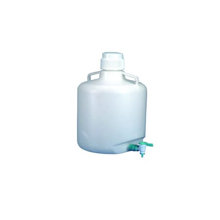 United Scientific Carboy W/Stopcock, Pp, 10-Liter 34051