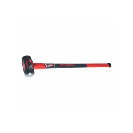 Razor-Back Sledge Hammers, 6 lb, 34 1/4 in Fiberglass Handle 760-3112000