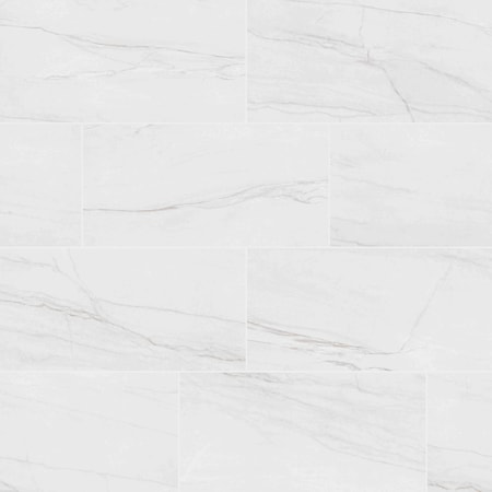 Msi Kaya Zermatta Blanca 12in X 24in Matte Porcelain Floor And Wall Tile, 6PK ZOR-PT-0890