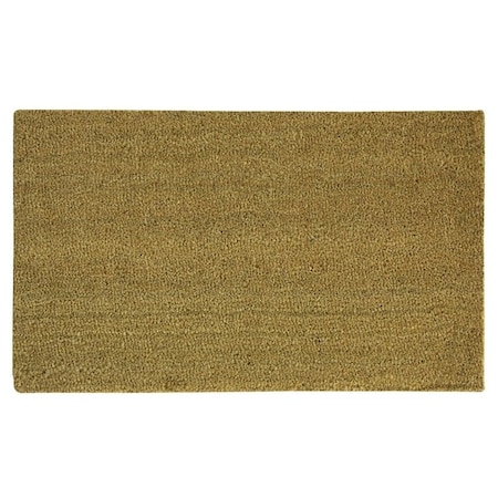 Fanmats Blank Door Mat, 36 in L, 24 in W, Natural Coir Surface, Tan 58772