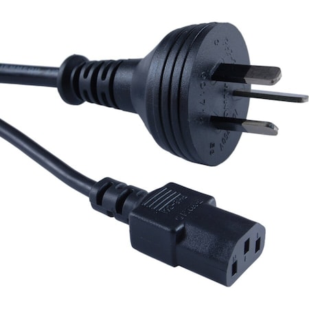 Cable Wholesale Australian/Chinese Computer/Monitor Power Cord, AS/NZS 3112 to C13, 6 foot 10W1-19206