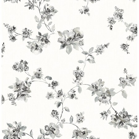 Chesapeake Cyrus Black Festive Floral Wallpaper 3115-24482