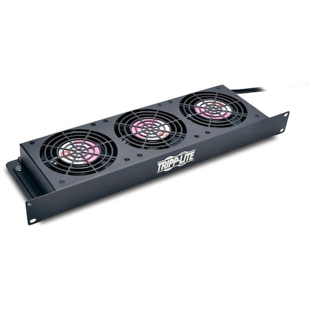 Tripp Lite series SmartRack 1U Fan Tray, 3 120V High-Performance Fans, 210 CFM, 5-15P Plug SRFAN1U