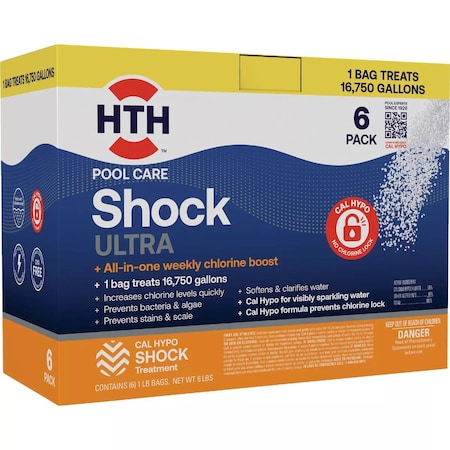 Hth Pool Care 1 Lb. Shock Ultra Granule, 6PK 52040B