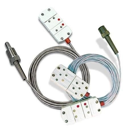 Omega Pipe Plug RTD Probe, 1/8 " NPT, Stripped Leads, -50 degC to 230 degC (-58 degF to 446 degF), Class RTD-NPT-72-E-1/8