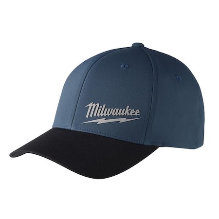 Milwaukee Hand Trucks Workskin Fitted Hat Blue S/M 507BL-SM
