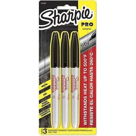 Sharpie Pro Black Fine Tip Permanent Marker 3 pk 13763PP