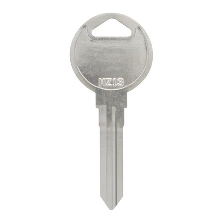 Homecare Products Automotive Blank MZ13 Double Sided Universal Key for Mazda - Silver, 10PK HO3328655