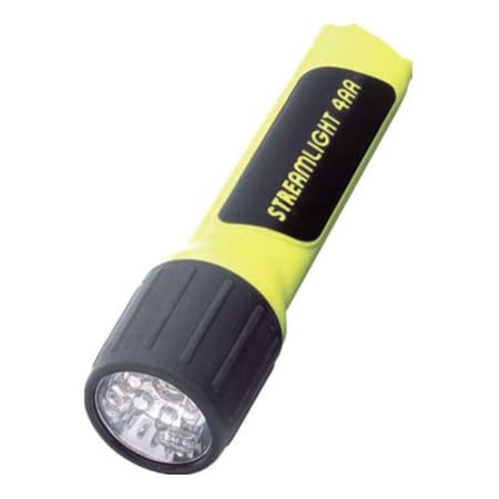Streamlight 4AA ProPolymer LED Flashlight, Led Yellow Industrial Handheld Flashlight, 67 lm 68202