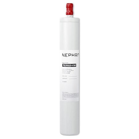Nephros Quick-Connect Filter, 2 gpm, 3 in Dia 70-35220-C60